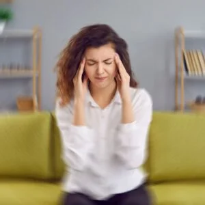 person who is dizzy