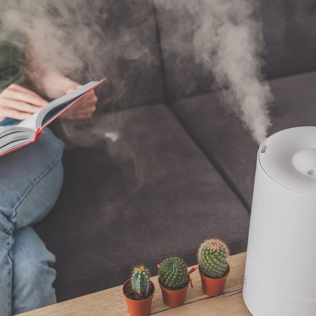 humidifier on coffee table