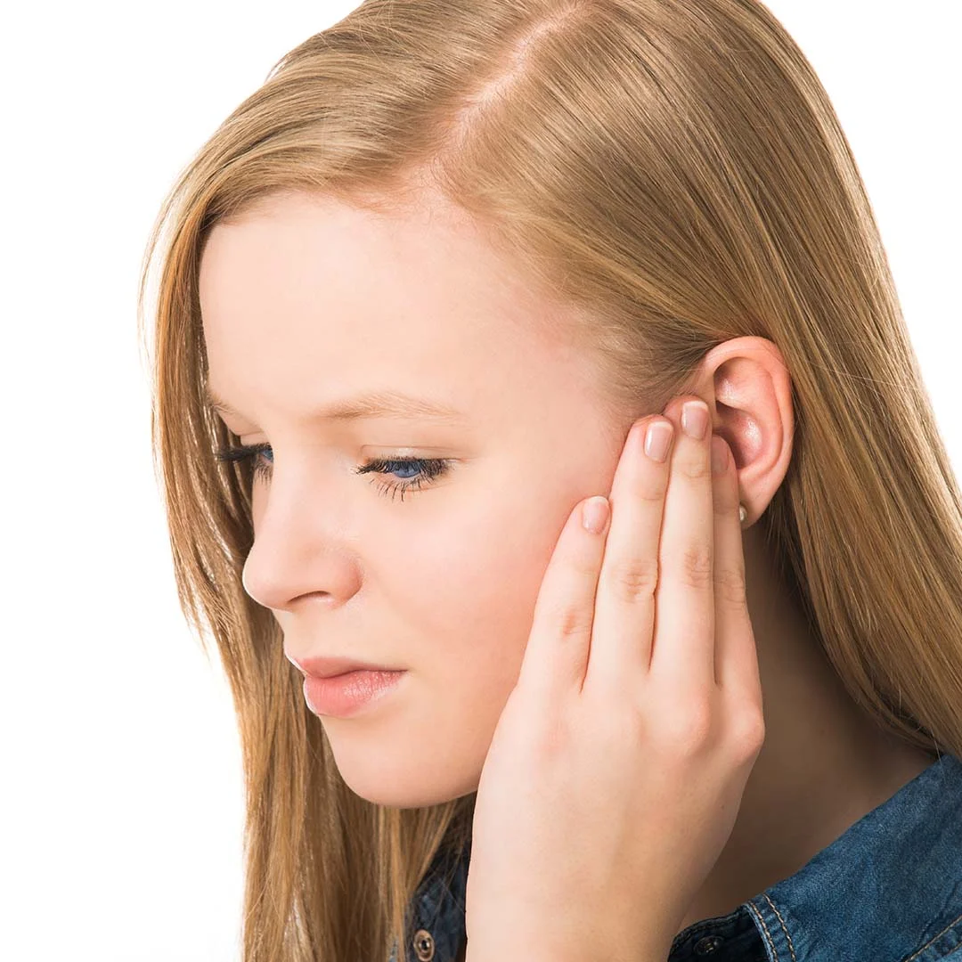 Woman needing tinnitus surgery