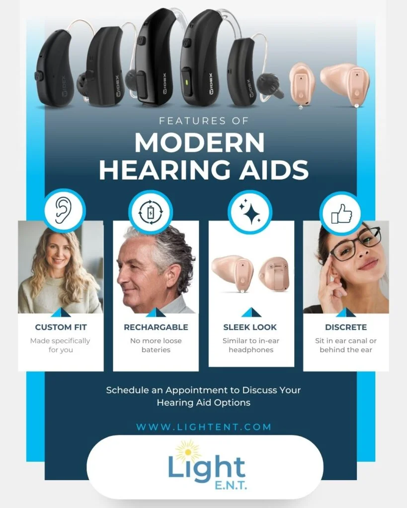 infographic about hearing aids